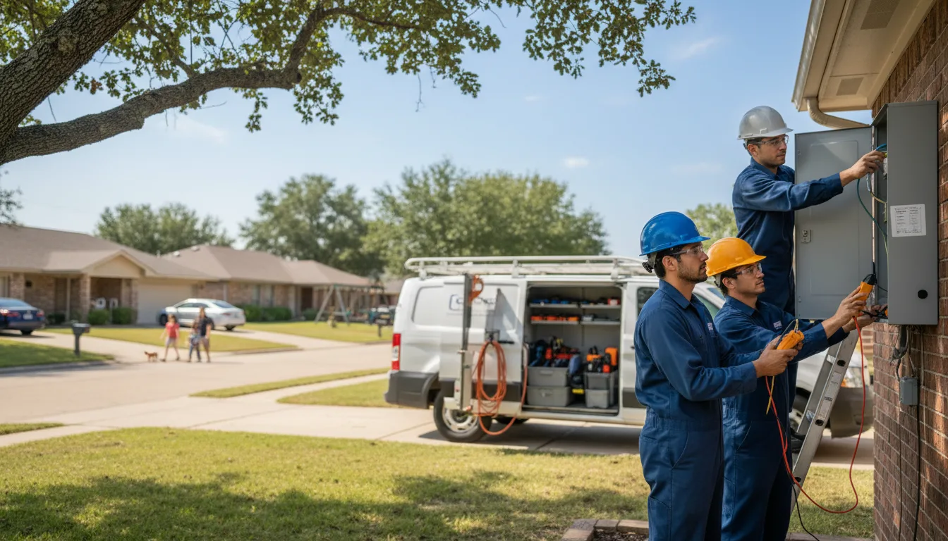 Certified electrician providing emergency electrical services in Welch, MN
